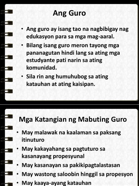 kinantot ang guro|Ang Guro .